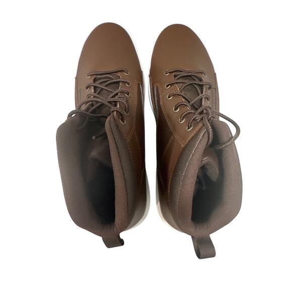 Timberland Men's Allston Brown Mid Full Grain Sneaker Boots - Size: 13 - Picture 7 of 9